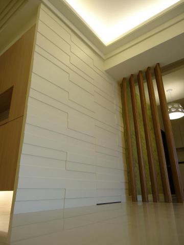 藝境設計 - 木作造型牆+隱藏門設計~猜猜門在哪裡呢?