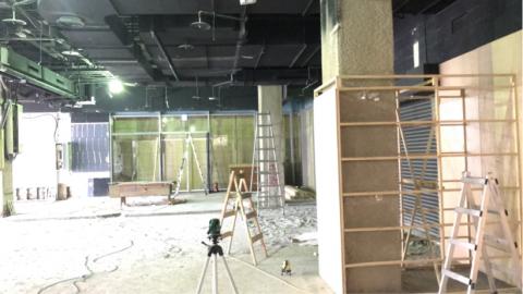 宥任水電工程（阿傑） - 專櫃動工前- 管線佈置