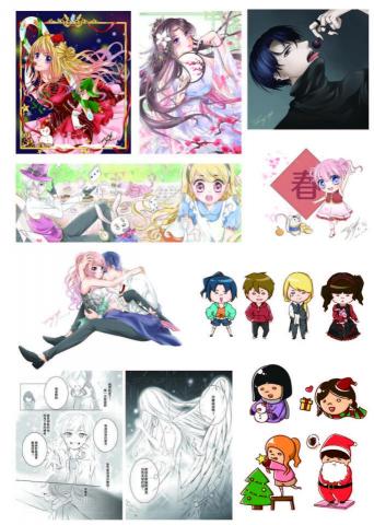 吳純瑜 - 插畫彩圖、角色設計、漫畫