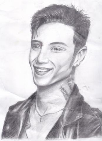 我只是ㄍ窮學生 - 這是我高二的人物素描