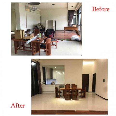 山納百景企業社 - 裝潢後清潔