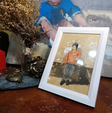 三顆石頭 - 人物肖像畫