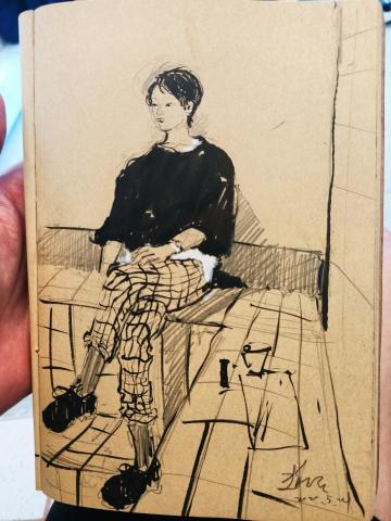 三顆石頭 - 人物肖像畫