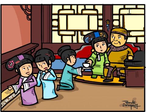 陳延暐-小陳 - 師大-語象期刊
主題為清朝宮廷
此圖為宮廷中宮女彼此勾心鬥角 陳延暐-小陳 - 師大-語象期刊
主題為清朝宮廷
此圖為宮廷中宮女彼此勾心鬥角