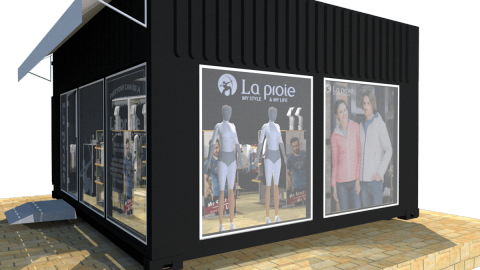 羅斌 - La proie 家樂福貨櫃店陳列設計