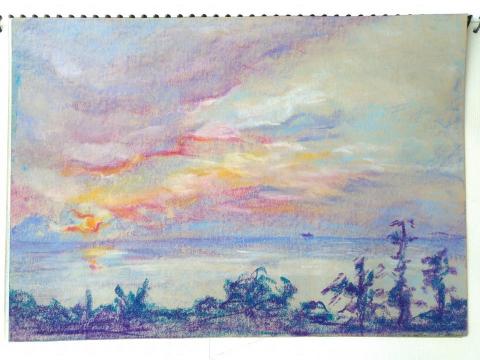 Gaw's Art & Design Studio - 粉彩速寫｜台東長濱阿紫心家