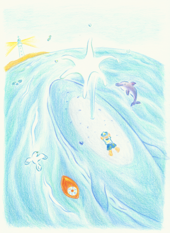 Gaw's Art & Design Studio - 插畫設計｜手繪插畫（色鉛筆）
王道銀行CSR年度企劃書系列插畫