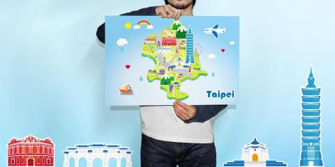 AmyLin - 健康城市，標案主視覺設計