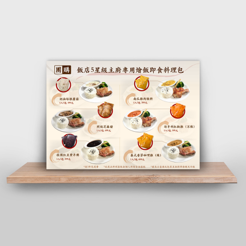 Nelson - 平面海報 - 餐廳菜單