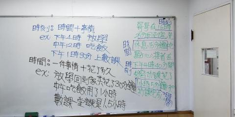 數學家教 - 國小三年級的時刻與時間的分別法