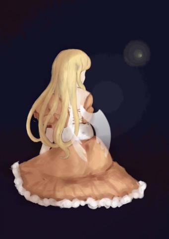 梁哺啾 - 別忘了你還能飛（厚塗風格）
　身處亂世心不亂，只要有一點點光亮，就足以驅散黑暗。