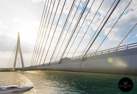 RD_Studio創意影像-新威視影像動畫 - 橋景觀圖呈現