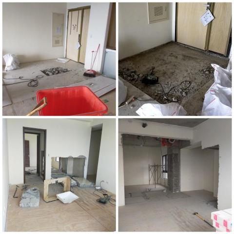 東碩工程行 - 地面局部打除、牆面打除