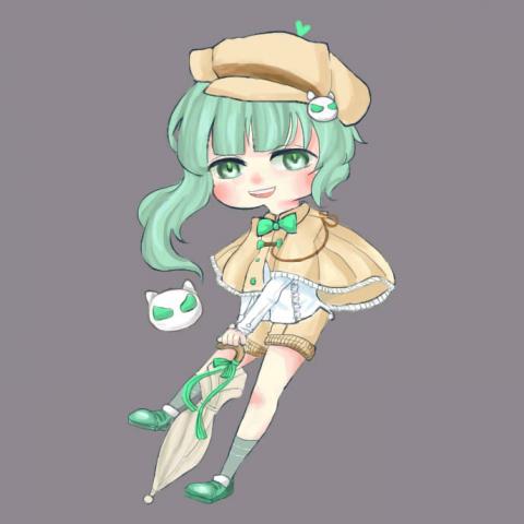 梁哺啾 - 吊飾Ｑ版－羅爾夫
　二創角色，我將他製作為雙面吊飾。