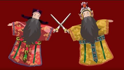 梁哺啾 - 金犢獎入圍－咱ㄟ憨吉
　這一次的主題關於傳統文化，使用電腦軟體Illustrator繪製了向量圖並拆解各部位，方便之後匯進after effects製作動畫。