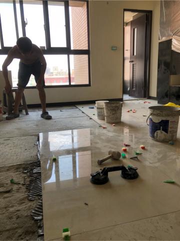 拓暘工程有限公司 - 大慶街磁磚隆起修繕工程