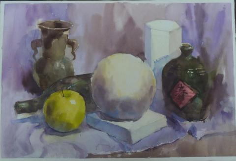 朱以任 - 水彩靜物