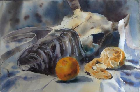 朱以任 - 水彩靜物