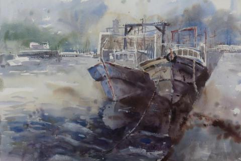 朱以任 - 水彩風景