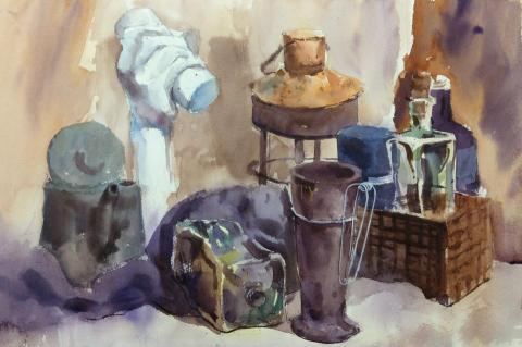 朱以任 - 水彩靜物