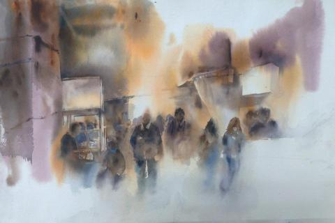 朱以任 - 水彩風景