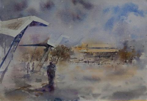 朱以任 - 水彩風景