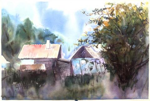 朱以任 - 水彩風景