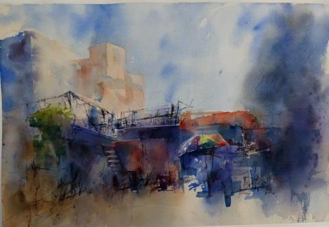 朱以任 - 水彩風景