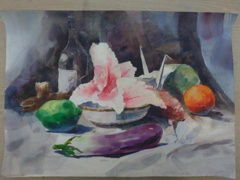 朱以任 - 水彩靜物