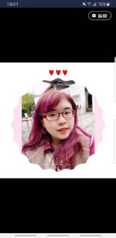 提供染髮價目服務的專家陳昱蓁