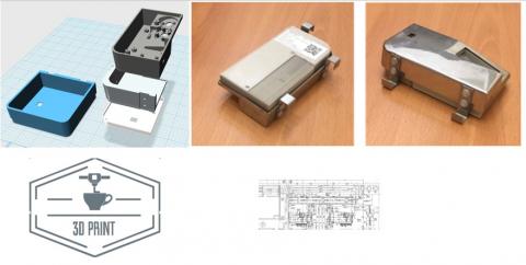 果實科技 - 機構設計，外型設計，3D 列印。本團隊可內部進行中等程度設計與打印包覆外殼，如需更專業ID設計，將與配合廠商合作外包。