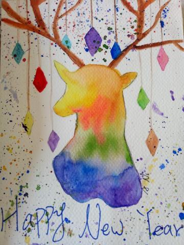 阿倪 (可加賴洽詢angel_0924) - 新年新希望小卡片設計