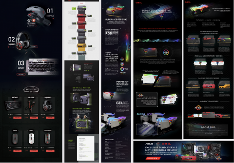 AW - 網站設計-ASUS X GeIL Banner設計