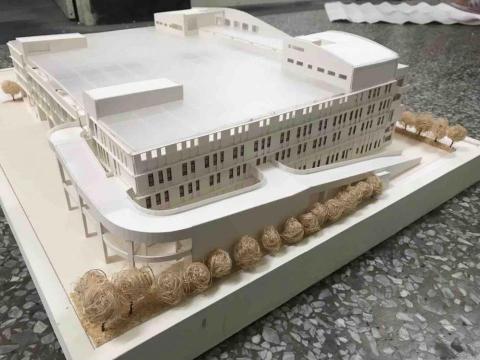 喬斯設計 - 工廠立面模型