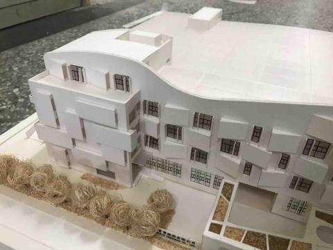 喬斯設計 - 工廠立面模型