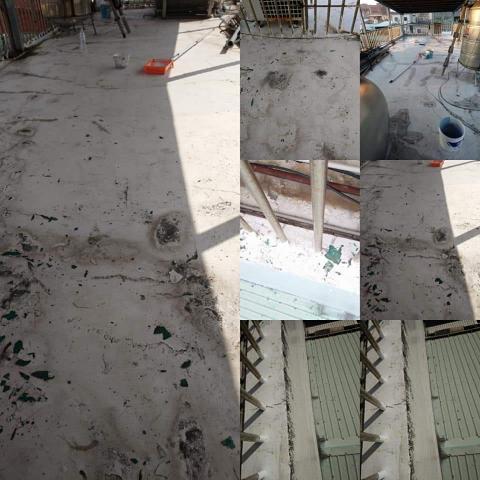 大勝工程行 - 頂樓防水施工前