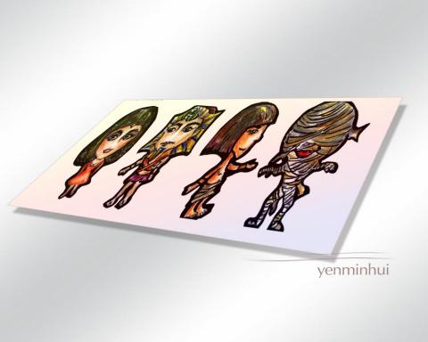 顏敏惠 - 手繪紙偶_埃及