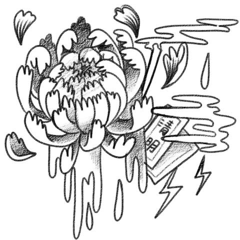 李沛旻 - 插畫24節氣練習-清明