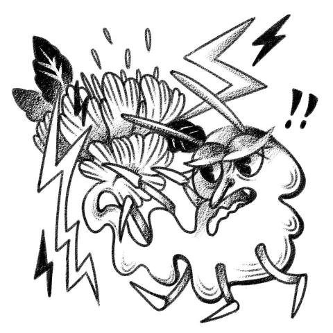 李沛旻 - 插畫24節氣練習-驚蟄