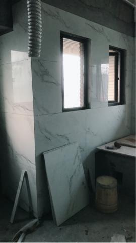 陳慶鴻 - 45X90公分背切45度角。加工磚