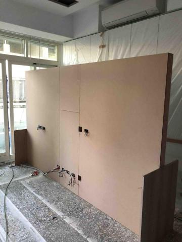 興盛木匠 - 烤漆電視牆