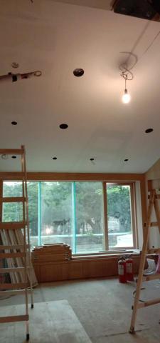 優美家油漆 - 全室矽酸鈣板AB膠批土研磨噴漆