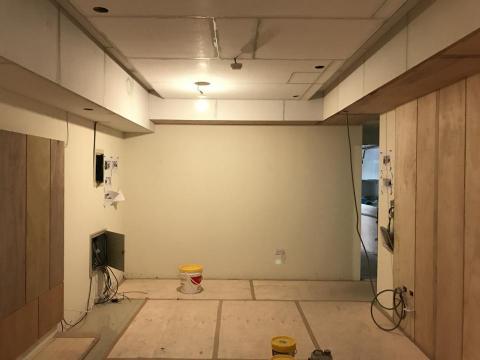 Allen - 室內裝修木作階段現場