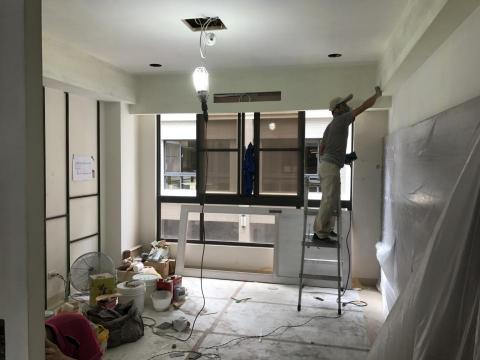 Allen - 室內裝修油漆階段現場