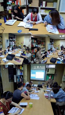 張嘉玲｜甲令｜數位行銷顧問 - 協助台中紙器工廠企業內部行銷教育訓練