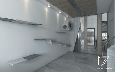 櫳澤室內空間設計 - 【 勇城 ‧ 勝利之星 】

2人2貓的共享新宅 - 砌築錯落均分的貓跳台牆面

對許多人來說，毛小孩不只是寵物，而是可以共享生活的家人。

業主喜愛讓毛孩們無拘無束地在家裡的空間跑跳著，與毛孩們一同享受自由自在生活的感覺。
設計師把這個設計概念完美地展示出來，業主及毛孩們在客廳能各有自已的生活空間，亦能有親近的互動。

客餐廳空間以開放式為主，相互穿透。居家流暢的動線，使毛孩們能自由穿梭，輕鬆貫