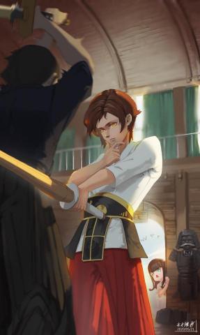 水小強 - 大型海報插畫(厚塗