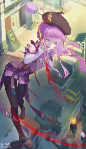 水小強 - 大型海報插畫(日系