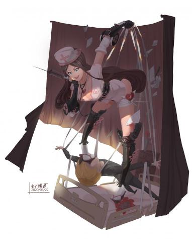 水小強 - 遊戲CG角色設計立繪(含背景