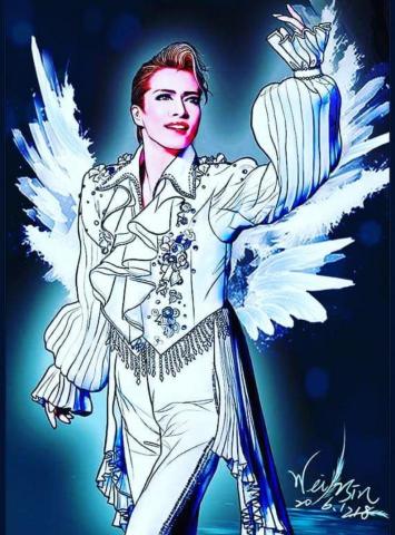 wiSh deSign studio  - 電繪人物明信片作品